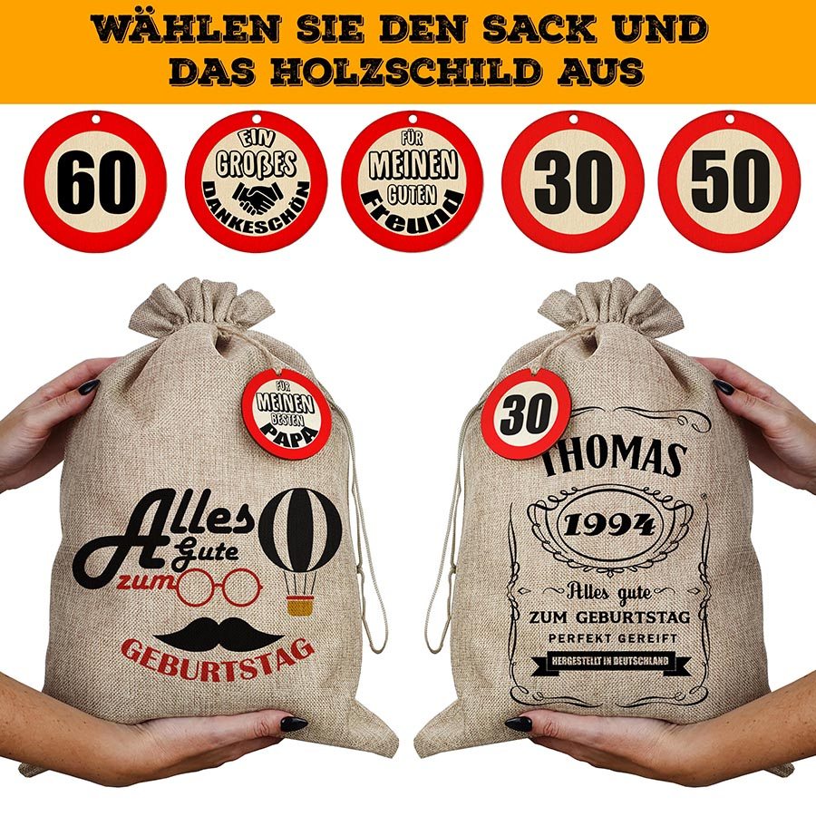 Geschenkesack mit Greenals Gin