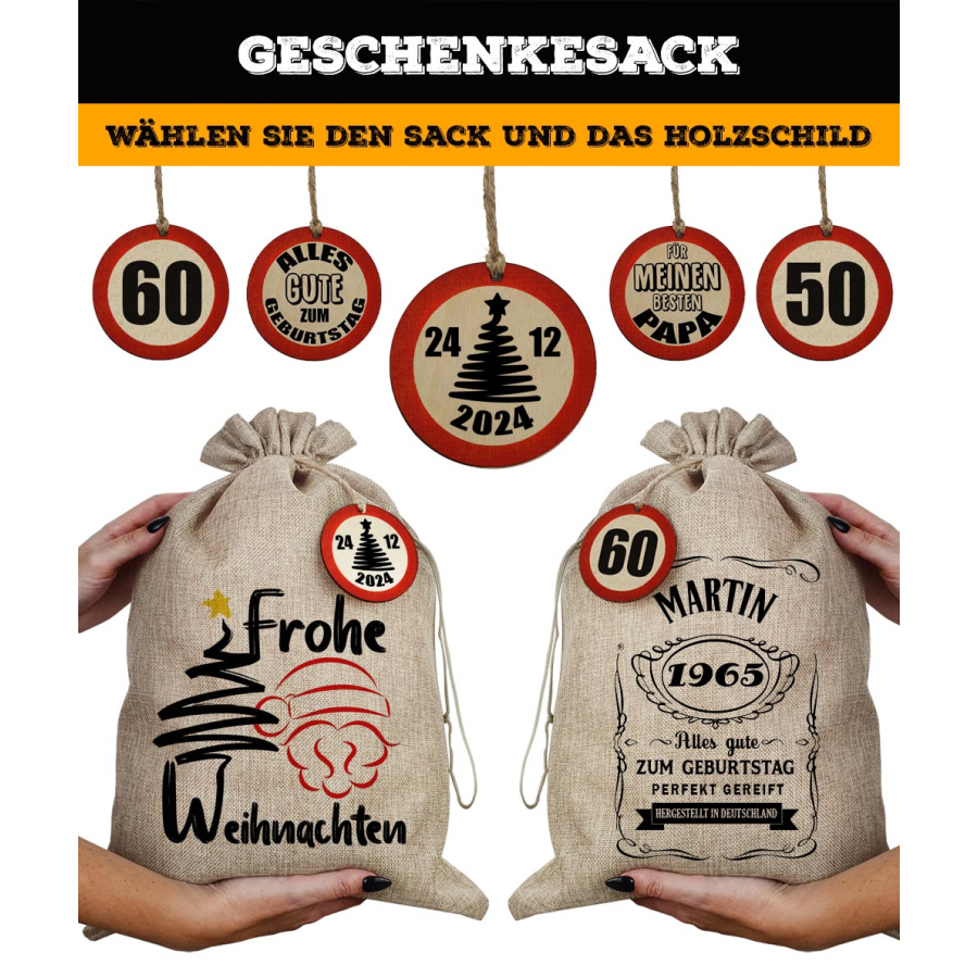 Geschenkesack mit Jack Daniels n7